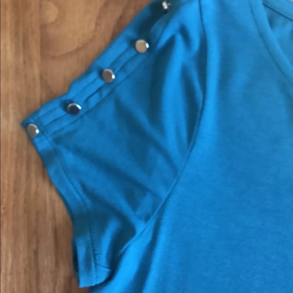 White House Black Market Teal Top